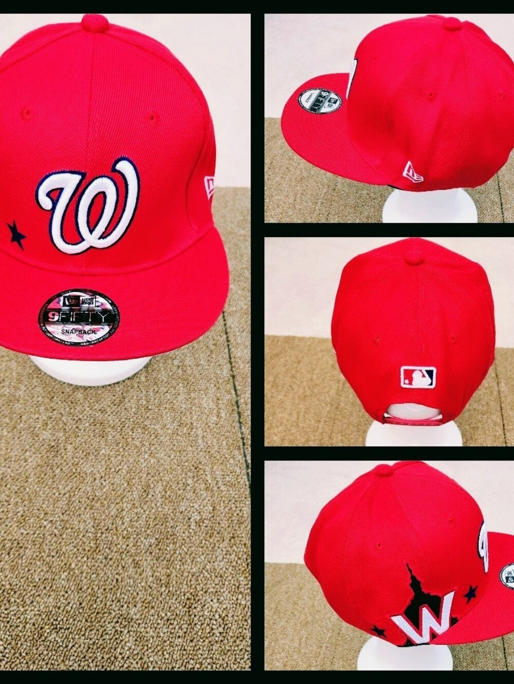 WASHINGTON NATIONALS MLB BASEBALL SNAPBACK HAT.